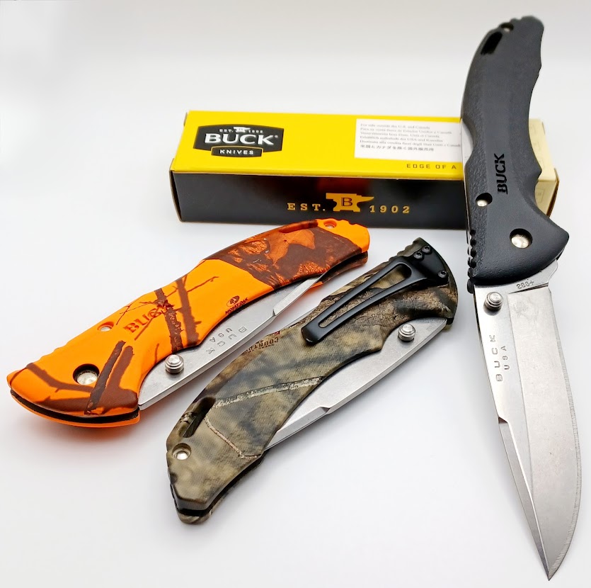 Buck Bantam BLW folding lock knives Spooked Fish